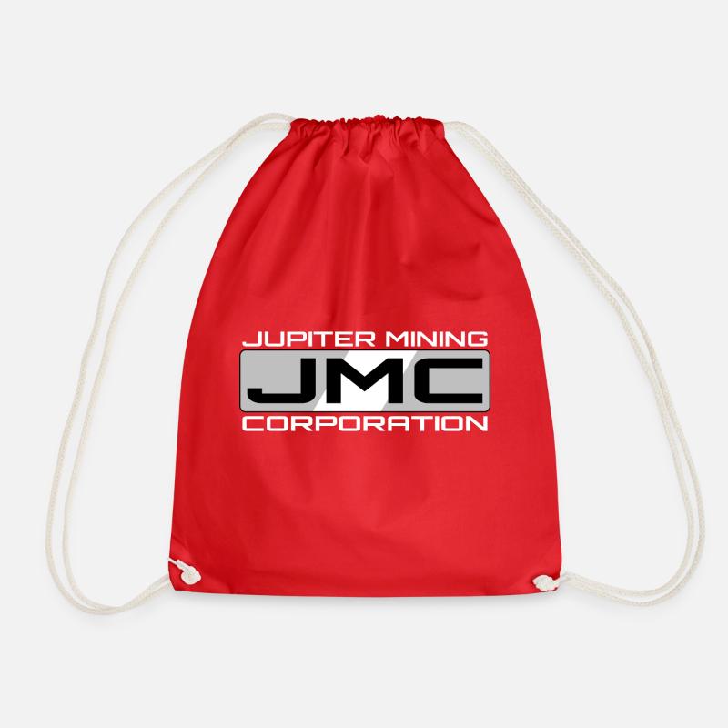 Jupiter Mining Corp - Drawstring Bag - red