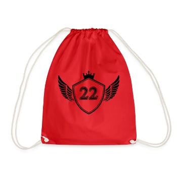 Armoiries 22 - Sac de sport léger - rouge - Devant