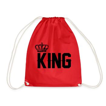 king - Turnbeutel - Rot - Vorne