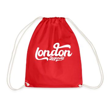 London Legends, Aesthetic - Drawstring Bag - red - Front