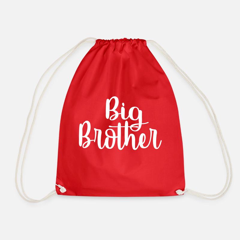 Big Brother - Drawstring Bag - red
