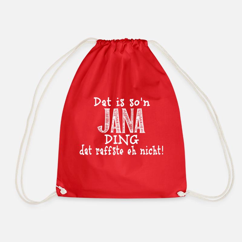 jana - Turnbeutel - Rot
