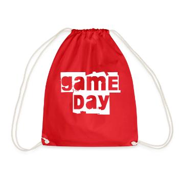 JOUR du match - Sac de sport léger - rouge - Devant