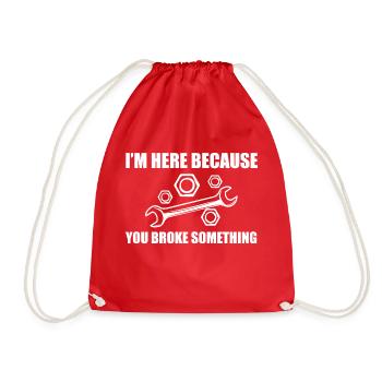 Artisan bricoleur Artisan Artisan Outil Construction - Sac de sport léger - rouge - Devant