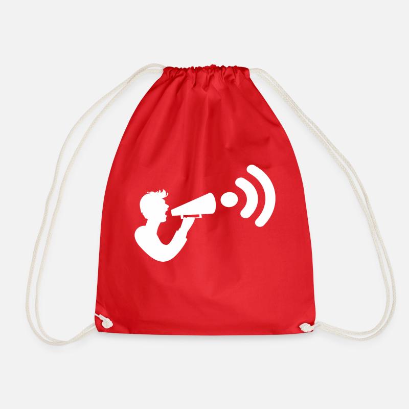 WiFi hurlant - Sac de sport léger - rouge