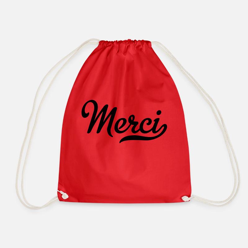 Merci - Sac de sport léger - rouge