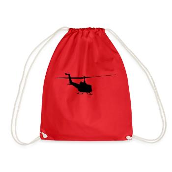 Helicoptère - Sac de sport léger - rouge - Devant