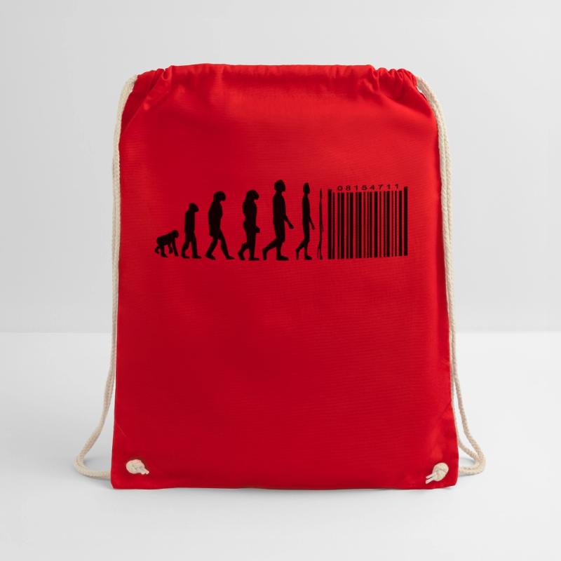 Evolution Strichcode Turnbeutel