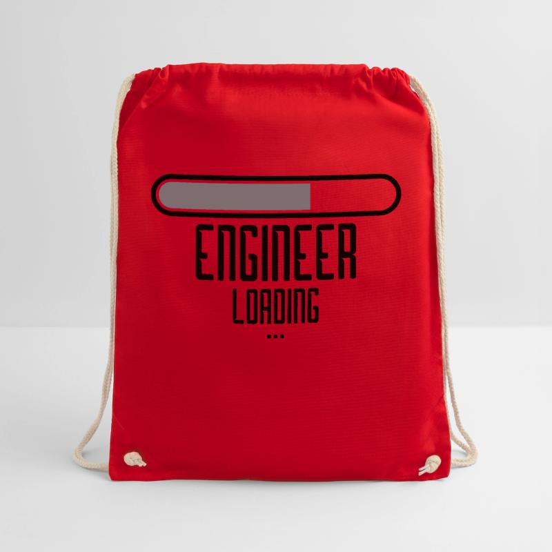 loading loading loading engineer please wait wait Drawstring Bag