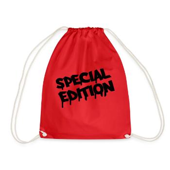 special_edition - Drawstring Bag - red - Front