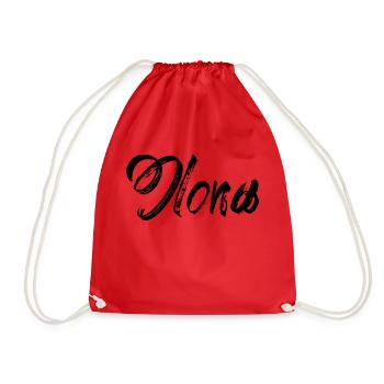 Ilona - Drawstring Bag - red - Front