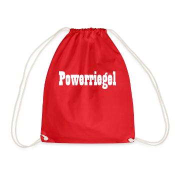 Powerriegel - Turnbeutel - Rot - Vorne