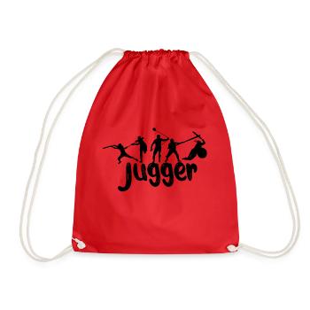 jugger team - Drawstring Bag - red - Front