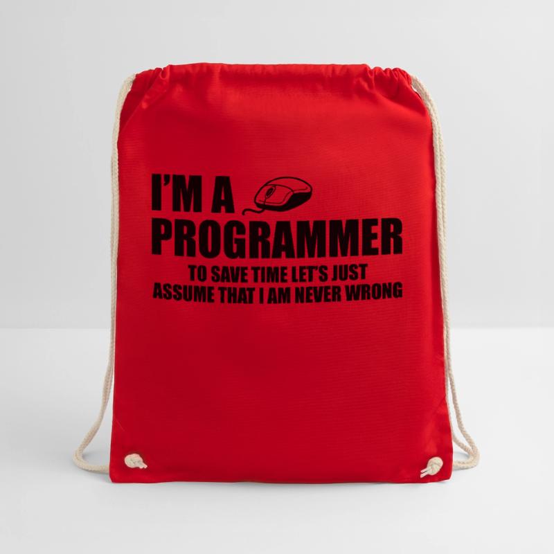 Programmer Programming Informatik Geschenk Turnbeutel