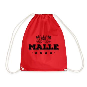 Malle 2022 - Turnbeutel - Rot - Vorne