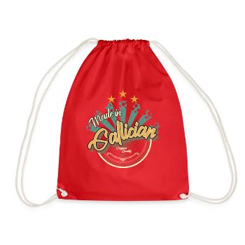 made in Gallician - Sac de sport léger - rouge - Devant