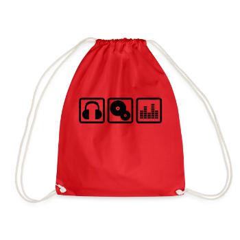 DJ - Sac de sport léger - rouge - Devant