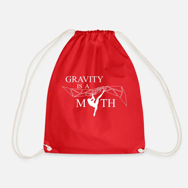 gravity is a myth / Schwerkraft ist ein Mythos - Sac de sport léger - rouge