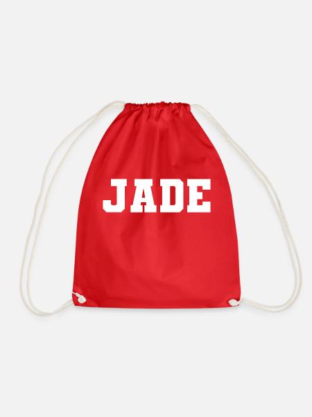 Name - Jade - Turnbeutel - Rot