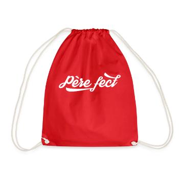 Père-fect Papa Parfait Cadeau Fête des Pères - Sac de sport léger - rouge - Devant