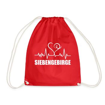 Heartbeat Siebengebirge - Turnbeutel - Rot - Vorne