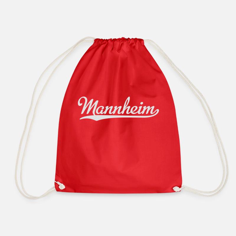 mannheim - Drawstring Bag - red