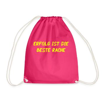 Erfolg ist die beste Rache - GLD - Sac de sport léger - fuchsia - Devant