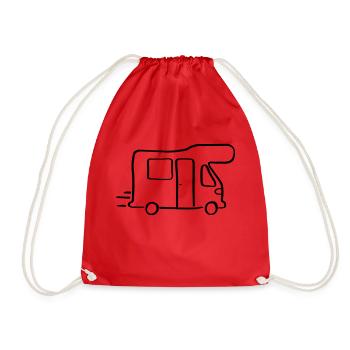 RV - Sac de sport léger - rouge - Devant