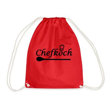 Chefkoch - Turnbeutel - Rot - Vorne