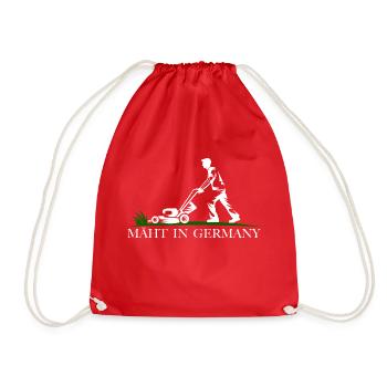 Mäht in Germany - Turnbeutel - Rot - Vorne