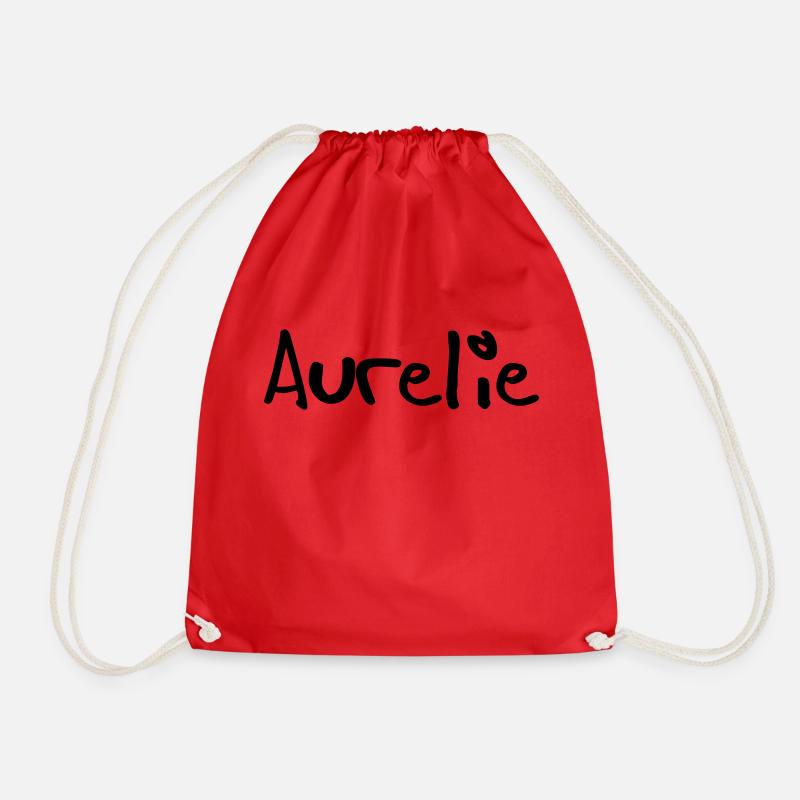 aurélie - Drawstring Bag - red