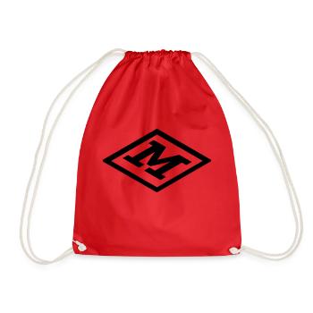 Cube Monogram Clear M TOP - Turnbeutel - Rot - Vorne