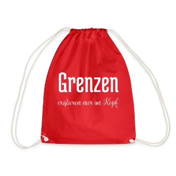 zyzz girl cardio gym wear lazy spaß gym motivation - Turnbeutel - Rot - Vorne