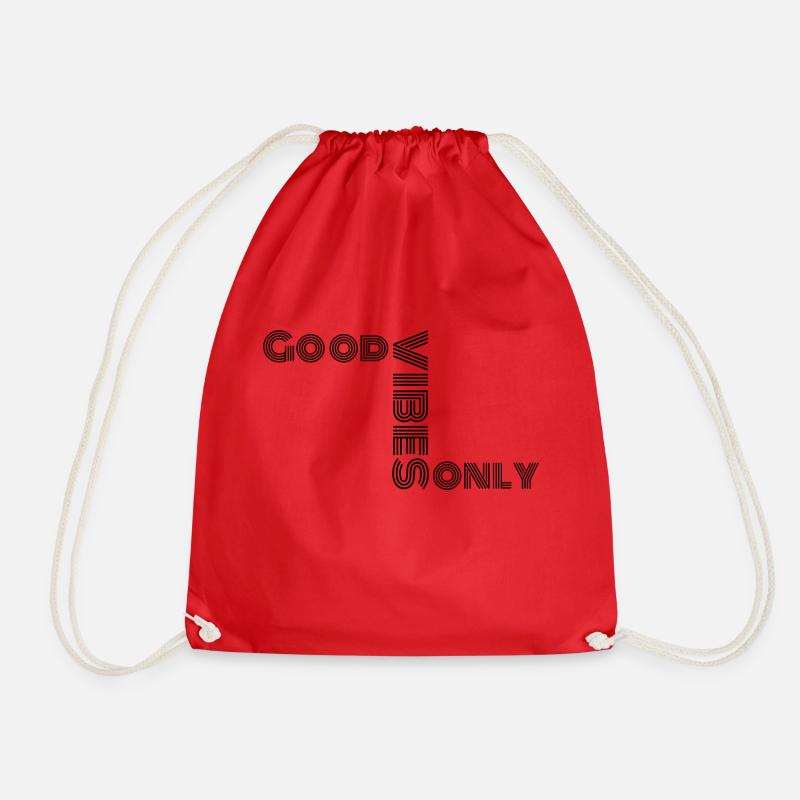 Good vibes Only - Turnbeutel - Rot