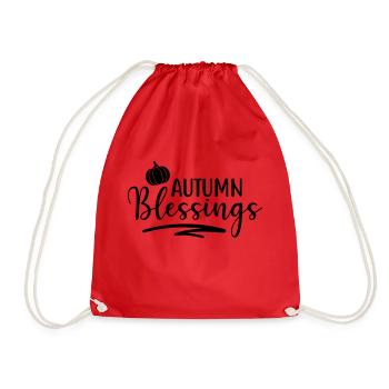 Autumn blessings 2 - Turnbeutel - Rot - Vorne