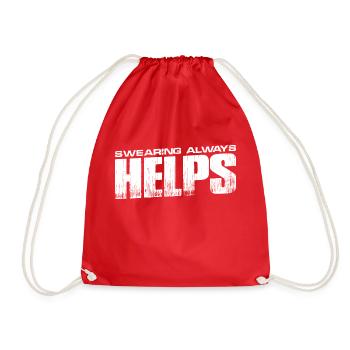 Jurer aide toujours 15 - Sac de sport léger - rouge - Devant