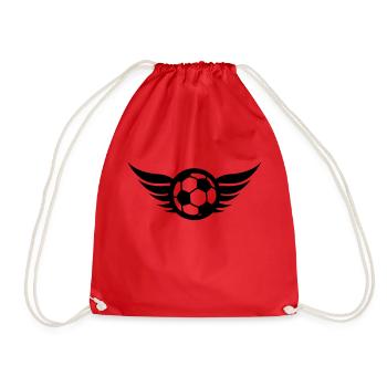 fussball_logo_f1 - Sac de sport léger - rouge - Devant