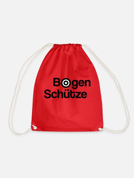 archer - Drawstring Bag - red