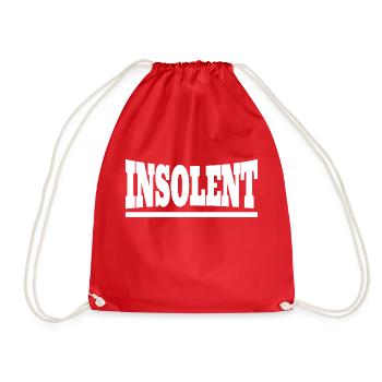 insolent - Sac de sport léger - rouge - Devant