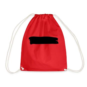 paint - Drawstring Bag - red - Front