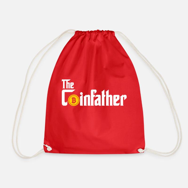 Crypto - Drawstring Bag - red