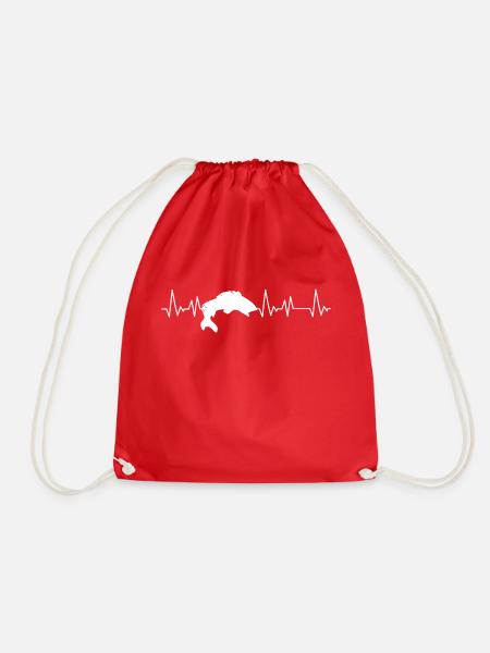 Fischer Herzschlag Angler - Sportstaske - rød