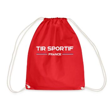 Tir Sportif France - Tireur - Sac de sport léger - rouge - Devant