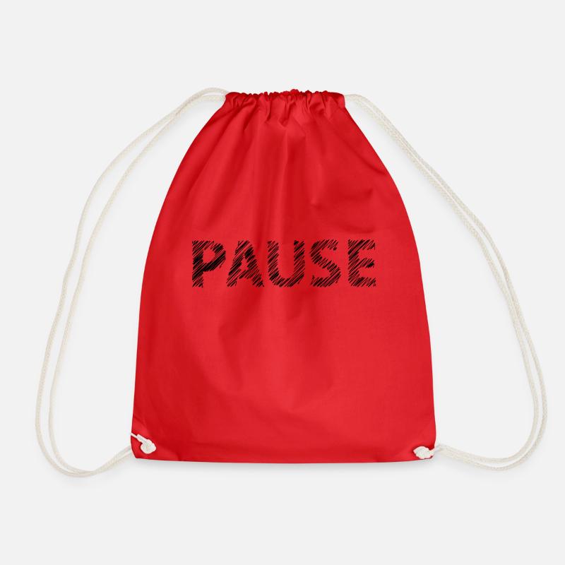 pause - Sac de sport léger - rouge