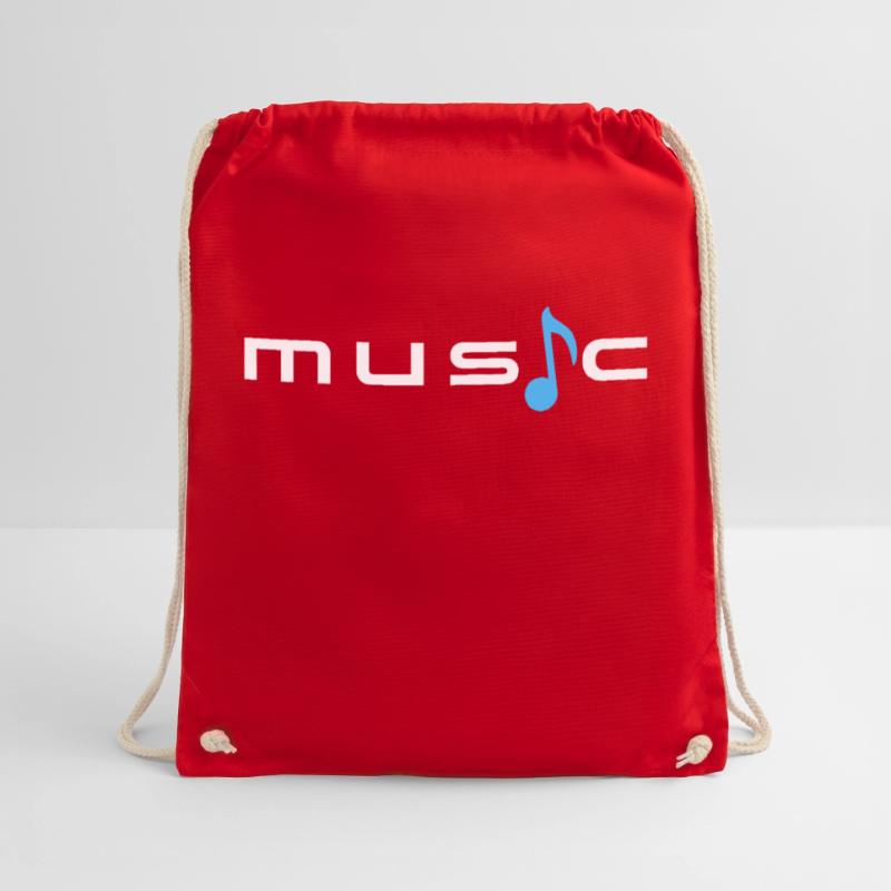 Music Text Saying Note Melody Music Note Audio Drawstring Bag