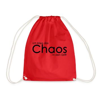 chaos - Turnbeutel - Rot - Vorne