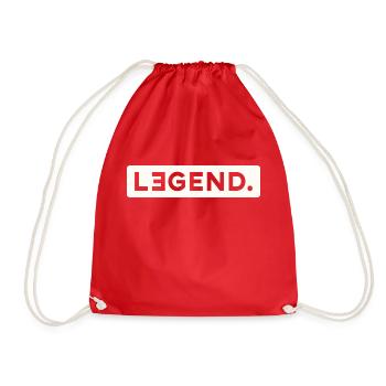 LEGEND & LEGACY - Drawstring Bag - red - Front
