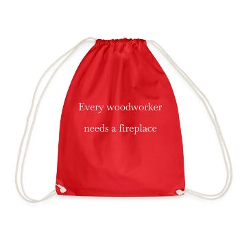 Humour Happy Carpenter Funny Cutter - Sac de sport léger - rouge - Devant