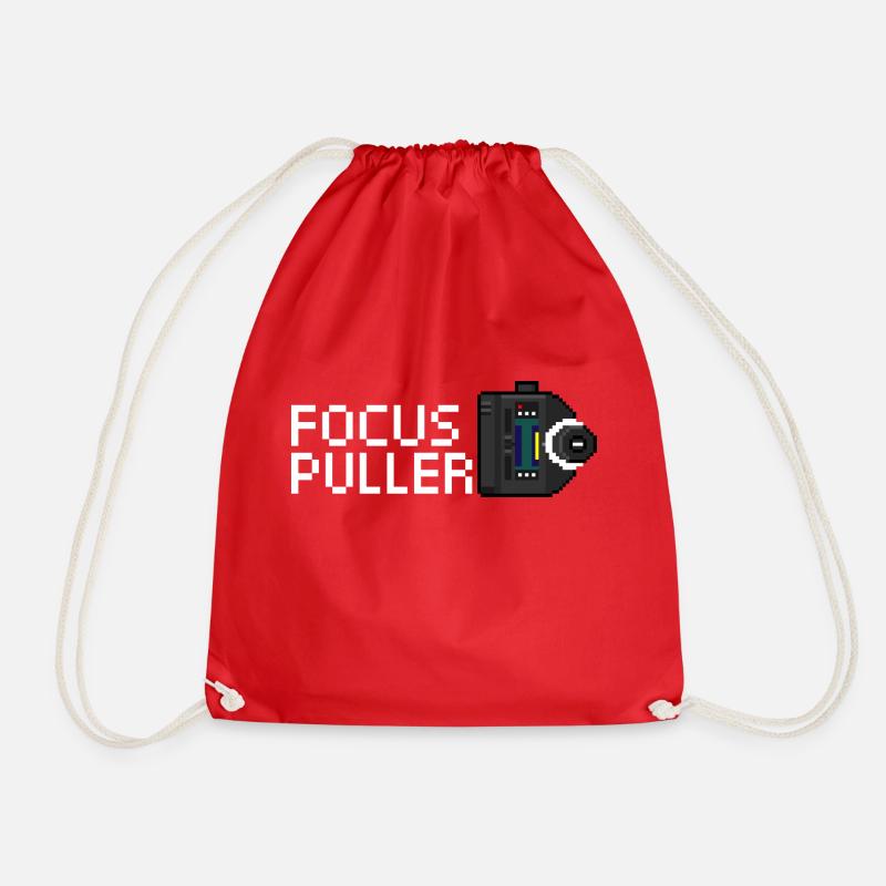 Focus Puller WCU - Drawstring Bag - red