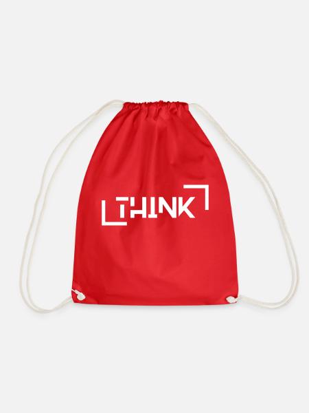 THINK - Turnbeutel - Rot